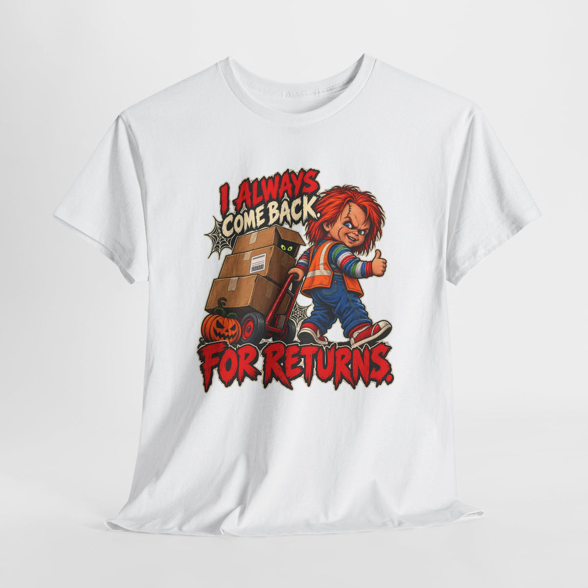 I Always Come Back for Returns – Halloween Driver Shirt by Open District