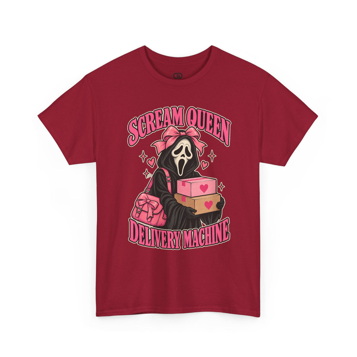 Scream Queen Delivery Machine – Halloween Graphic Tee