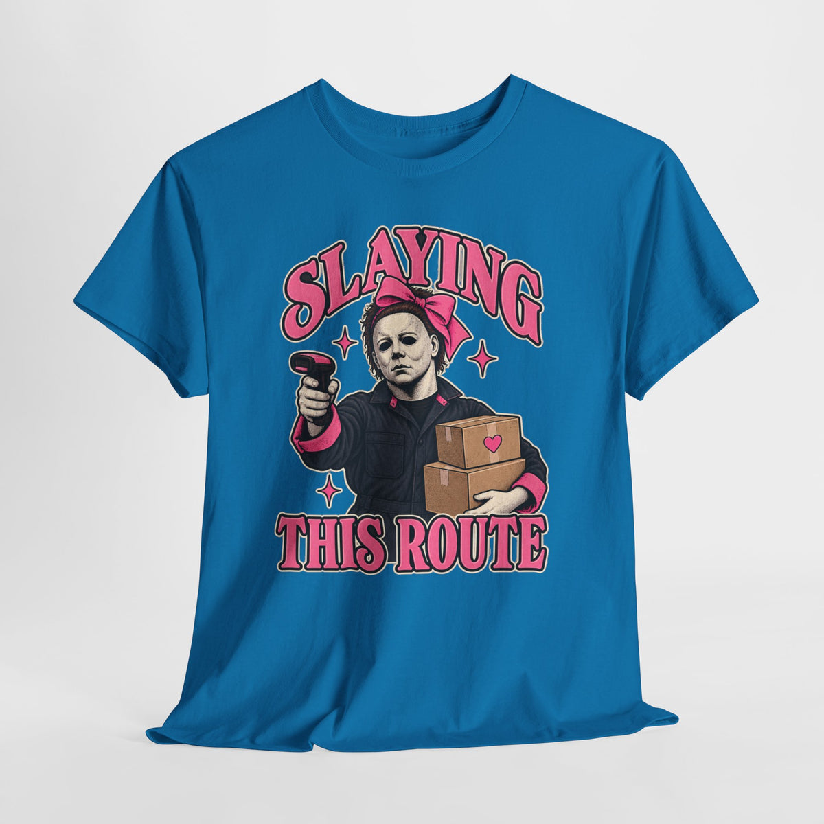 Slaying This Route – Halloween Delivery Driver Shirt