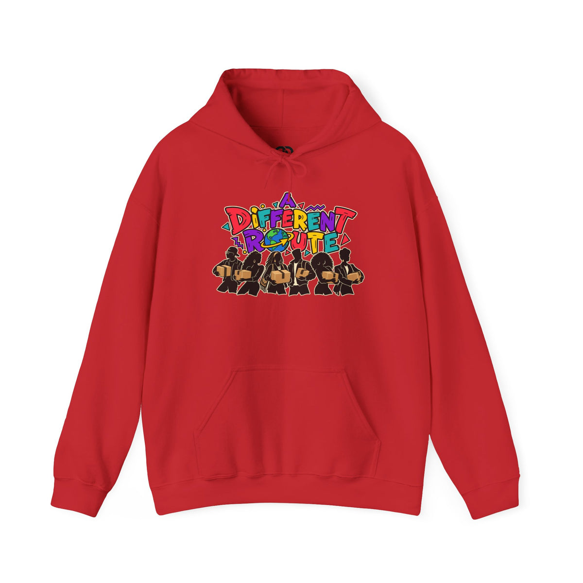 A Different Route Delivery Driver Hoodie – Retro Graphic