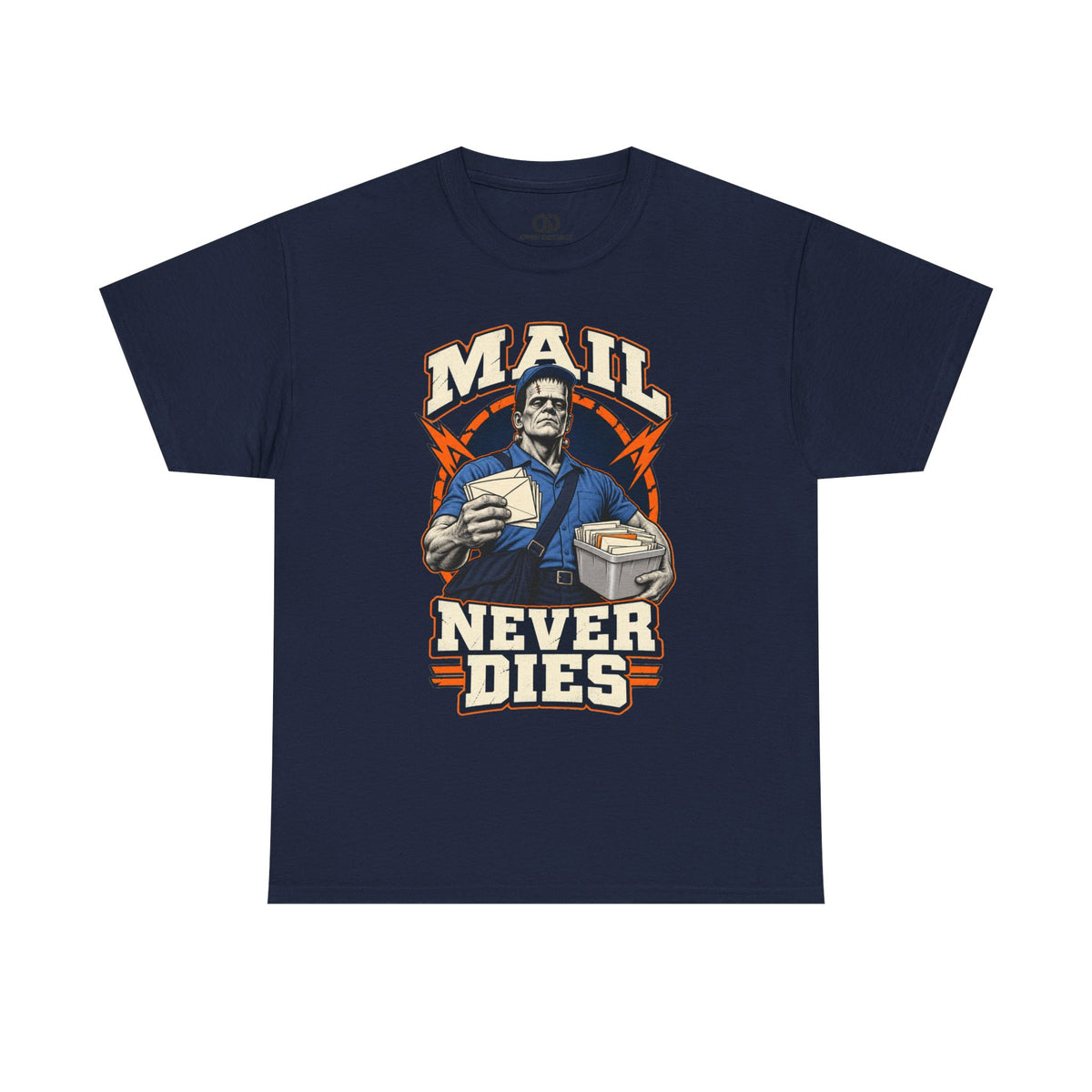 Mail Never Dies Tee | Vintage Mail Carrier Illustration, Postal Worker Shirt