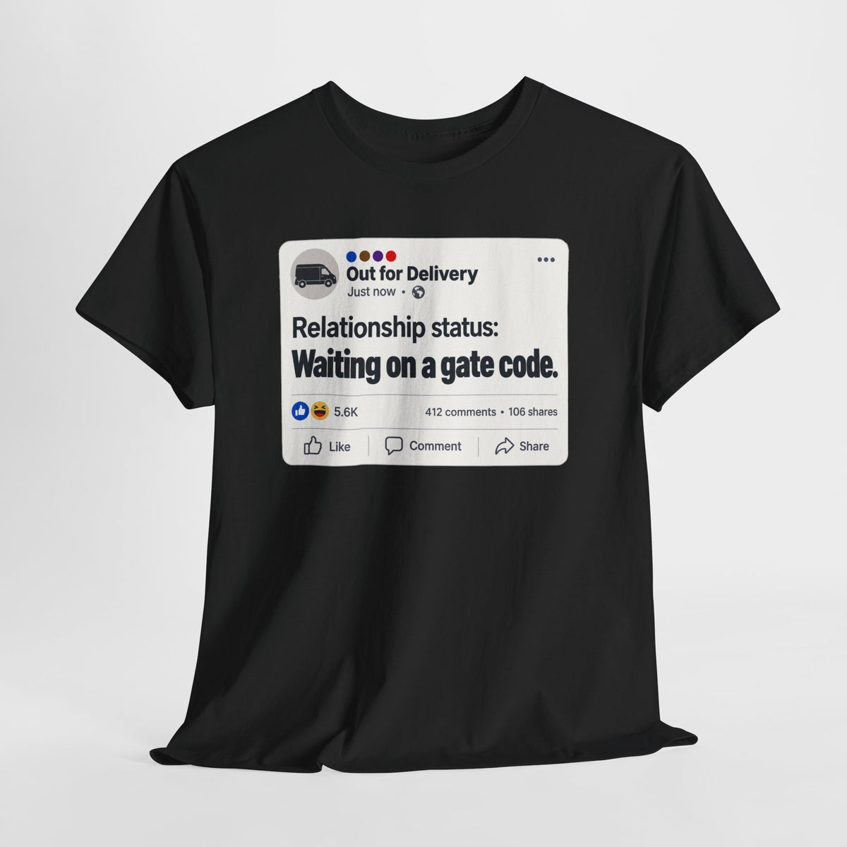 Waiting on a Gate Code Funny Delivery Driver Tee – Open District graphic T-shirt