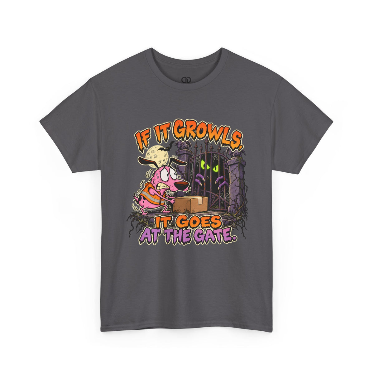 If It Growls, It Goes at the Gate Funny Delivery Driver Tee