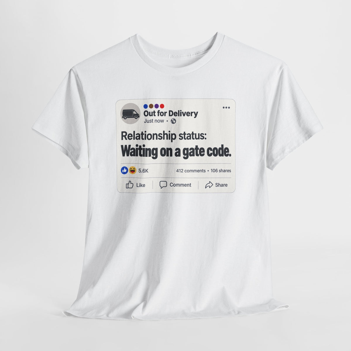 Waiting on a Gate Code Funny Delivery Driver Tee – Open District graphic T-shirt
