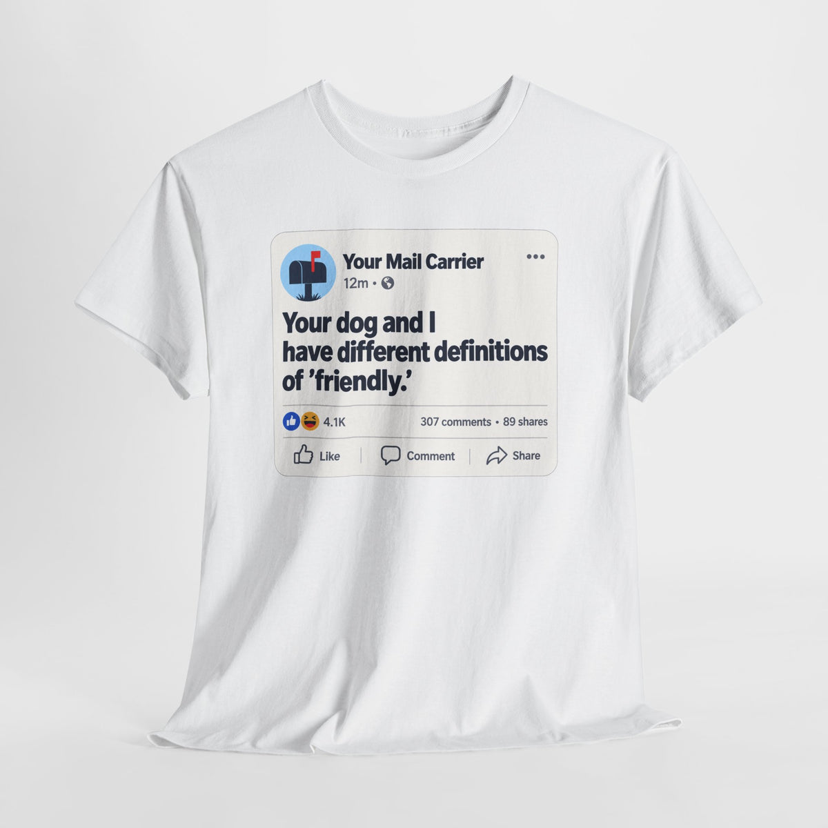 Your Dog & I Disagree Funny Mail Carrier Shirt – Open District graphic T-shirt