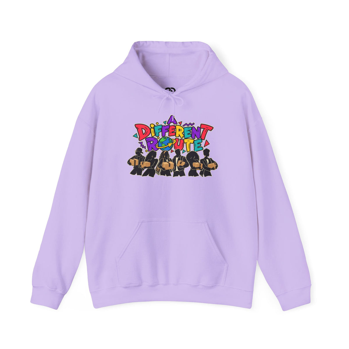 A Different Route Delivery Driver Hoodie – Retro Graphic