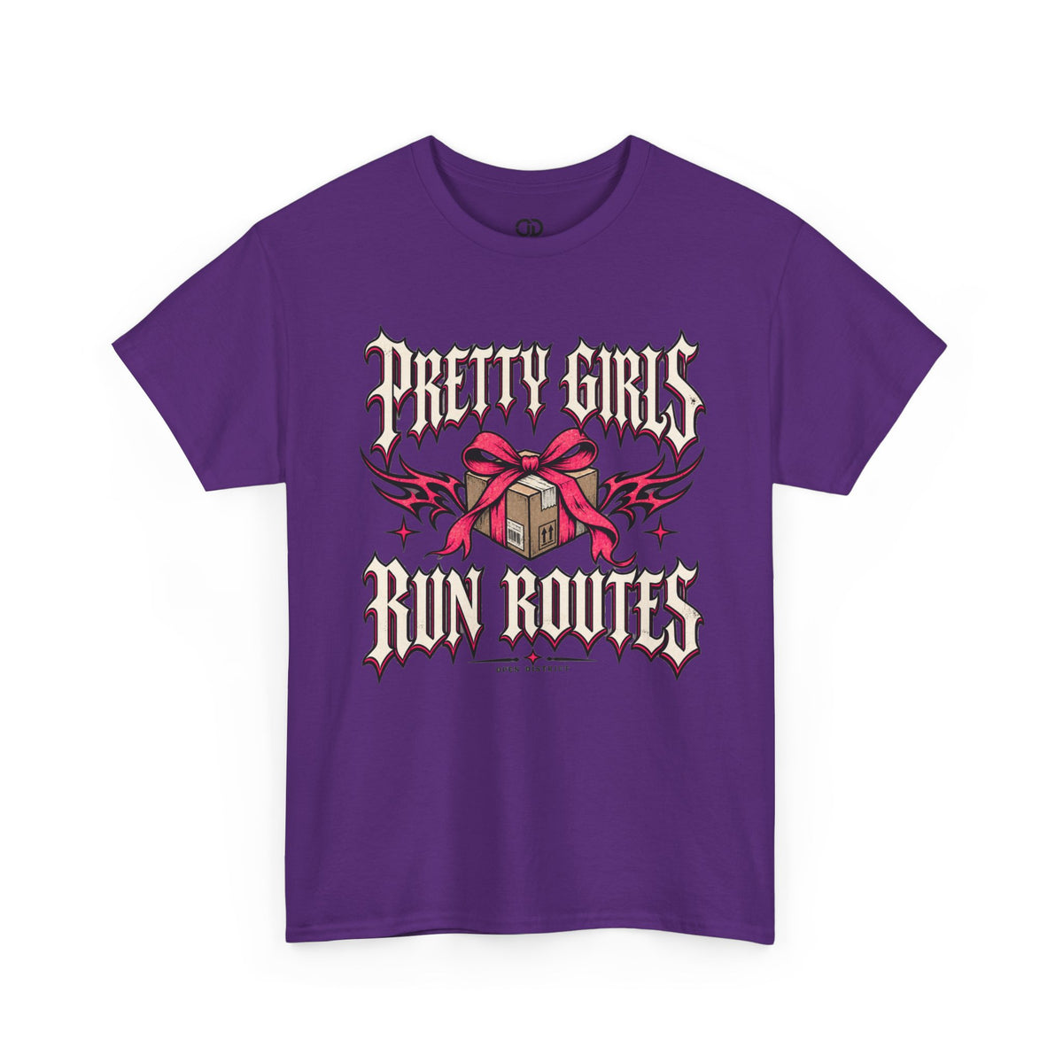 Pretty Girls Run Routes – Women’s Delivery Driver Shirt by Open District