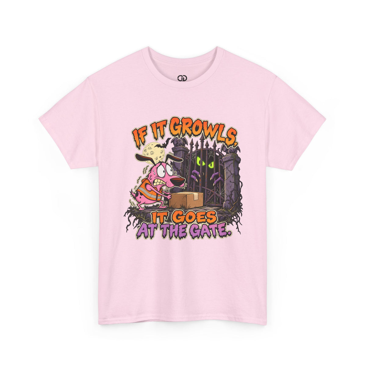 If It Growls, It Goes at the Gate Funny Delivery Driver Tee
