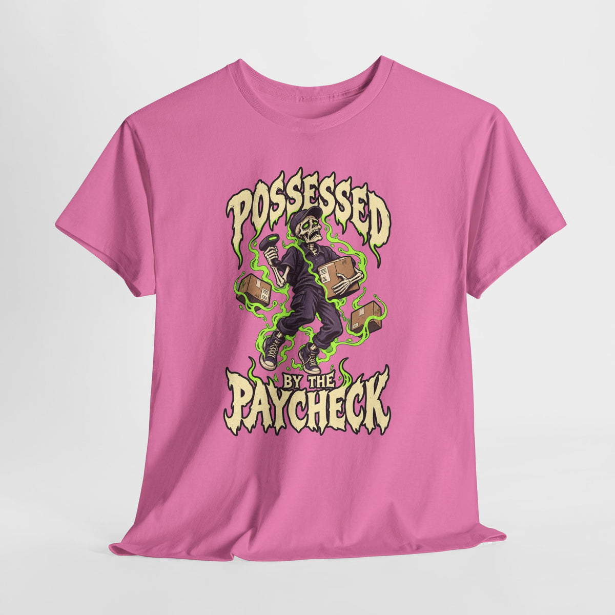 Possessed by the Paycheck – Funny Delivery Driver Shirt