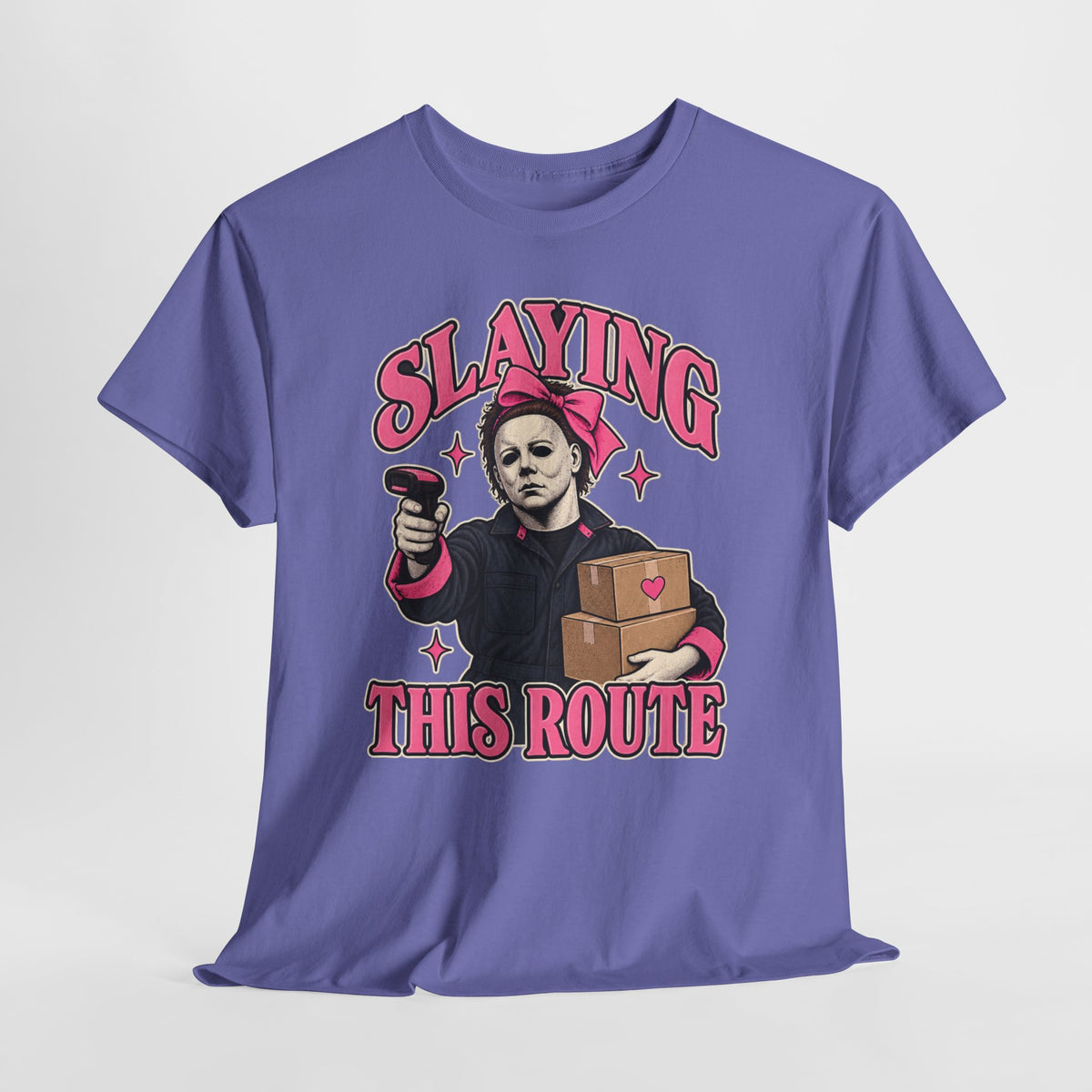 Slaying This Route – Halloween Delivery Driver Shirt