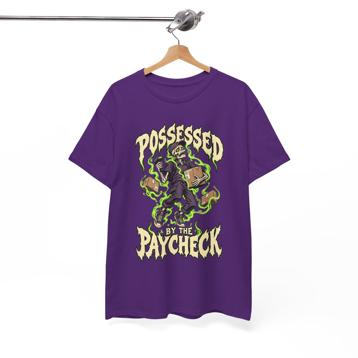 Possessed by the Paycheck – Funny Delivery Driver Shirt