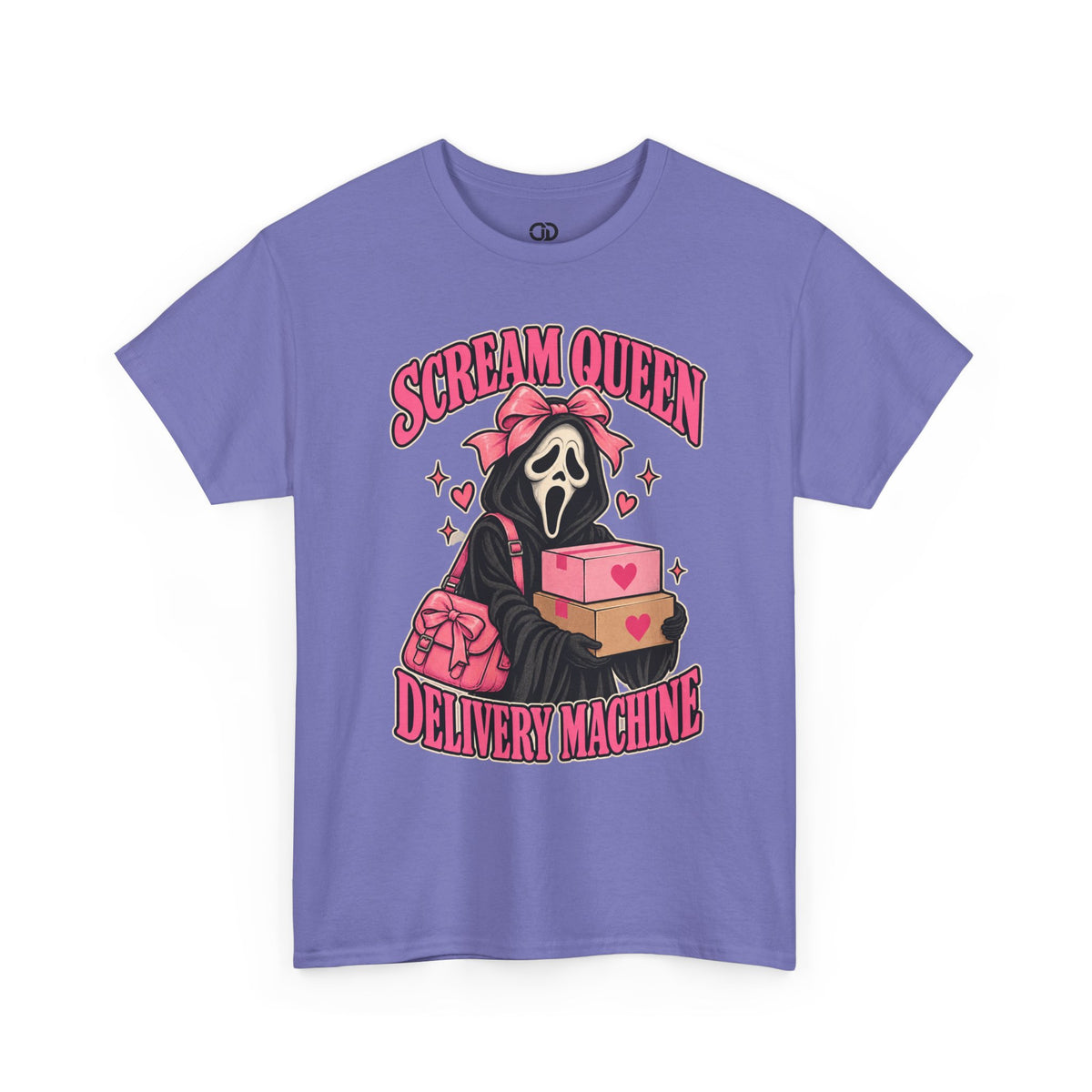 Scream Queen Delivery Machine – Halloween Graphic Tee