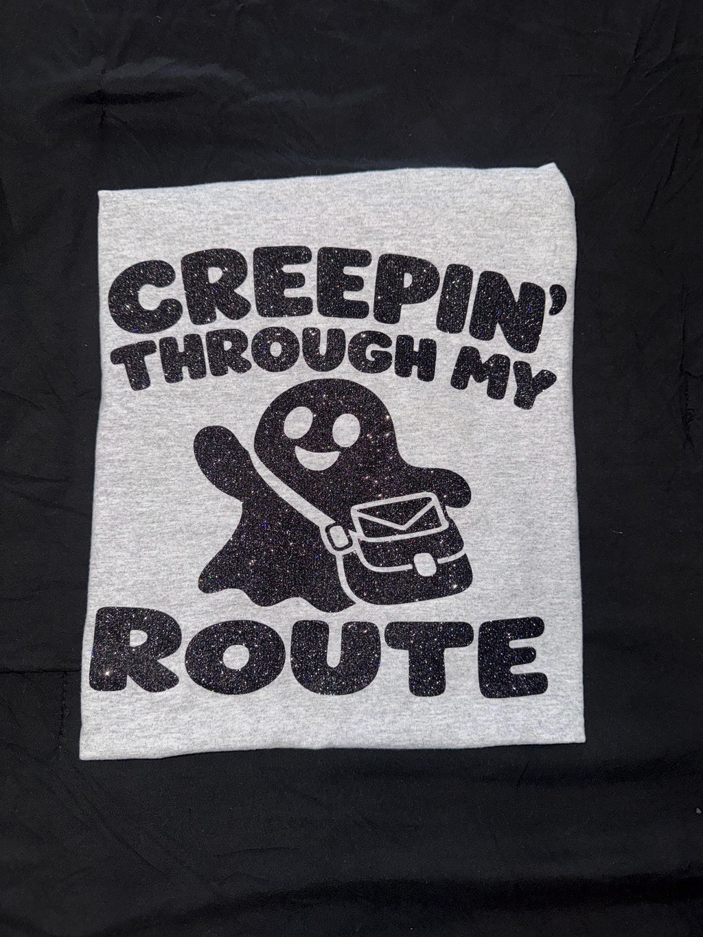 Creepin’ Through My Route Halloween Postal Shirt