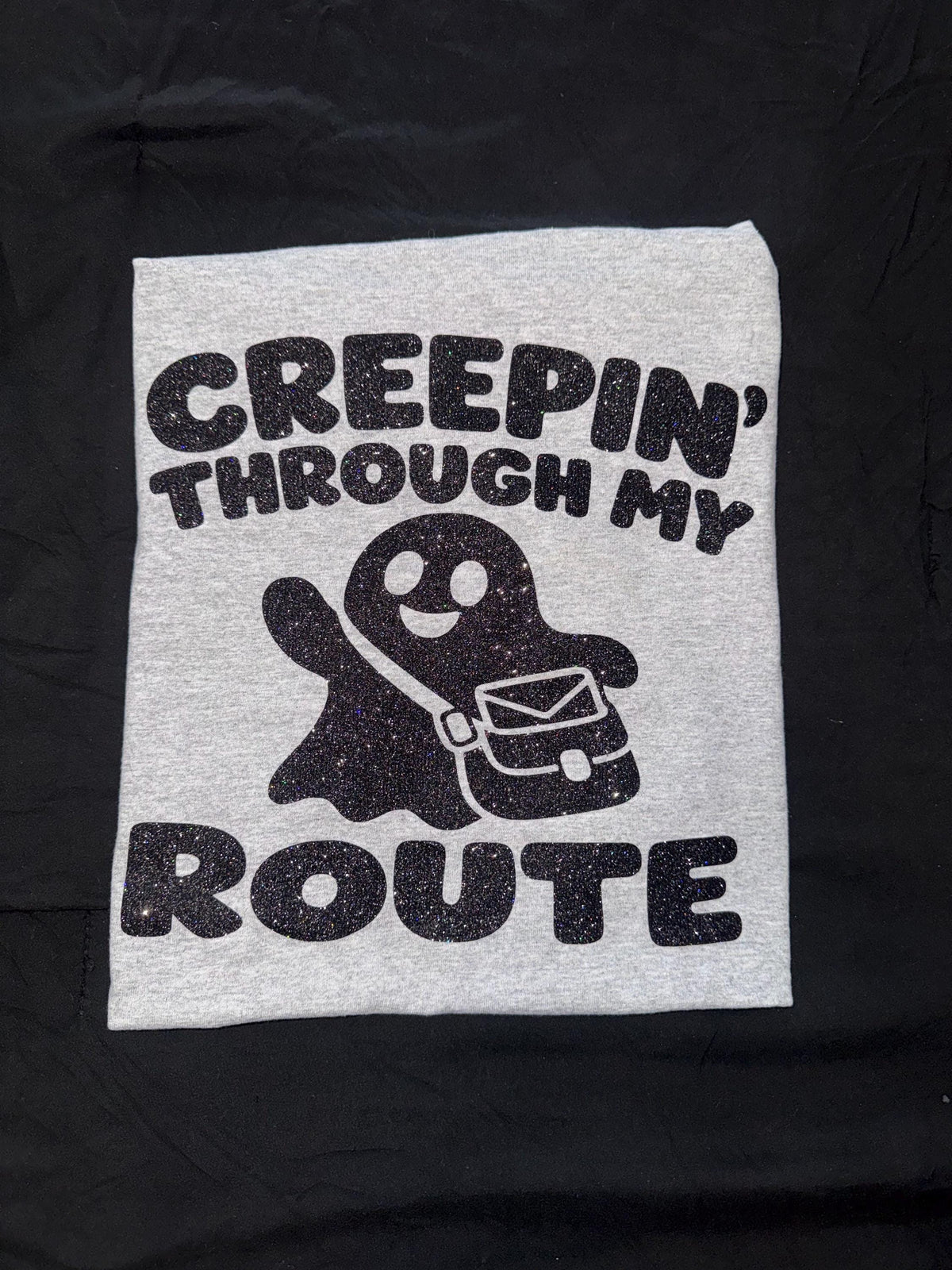 Creepin’ Through My Route Halloween Postal Shirt