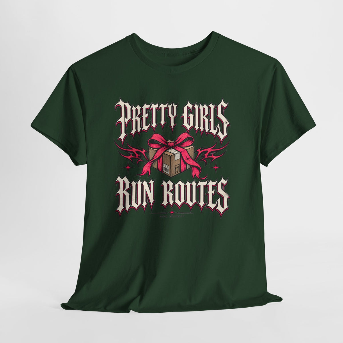 Pretty Girls Run Routes – Women’s Delivery Driver Shirt by Open District