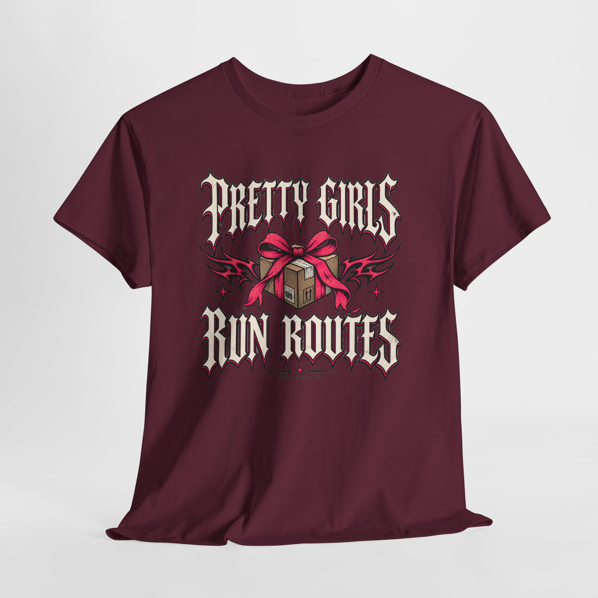 Pretty Girls Run Routes – Women’s Delivery Driver Shirt by Open District
