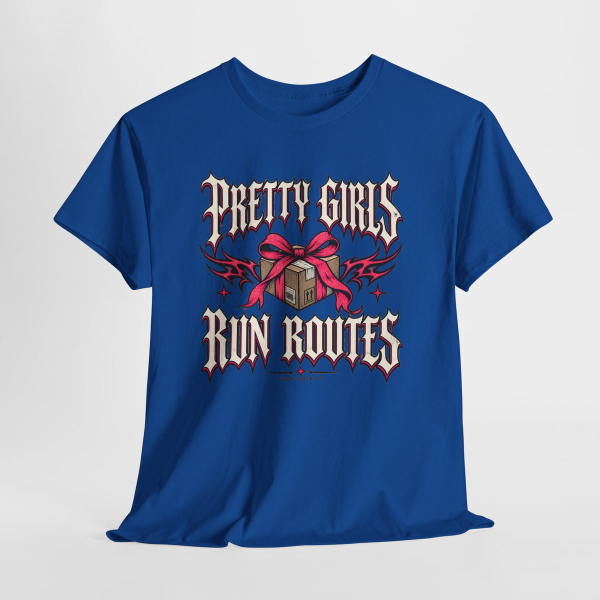 Pretty Girls Run Routes – Women’s Delivery Driver Shirt by Open District