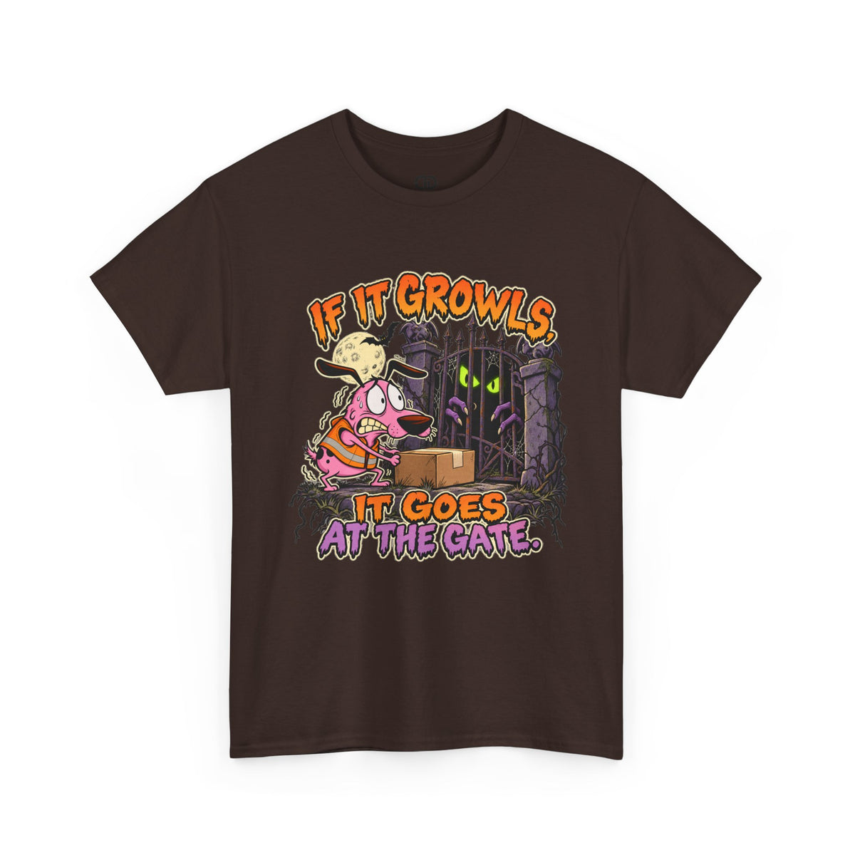 If It Growls, It Goes at the Gate Funny Delivery Driver Tee