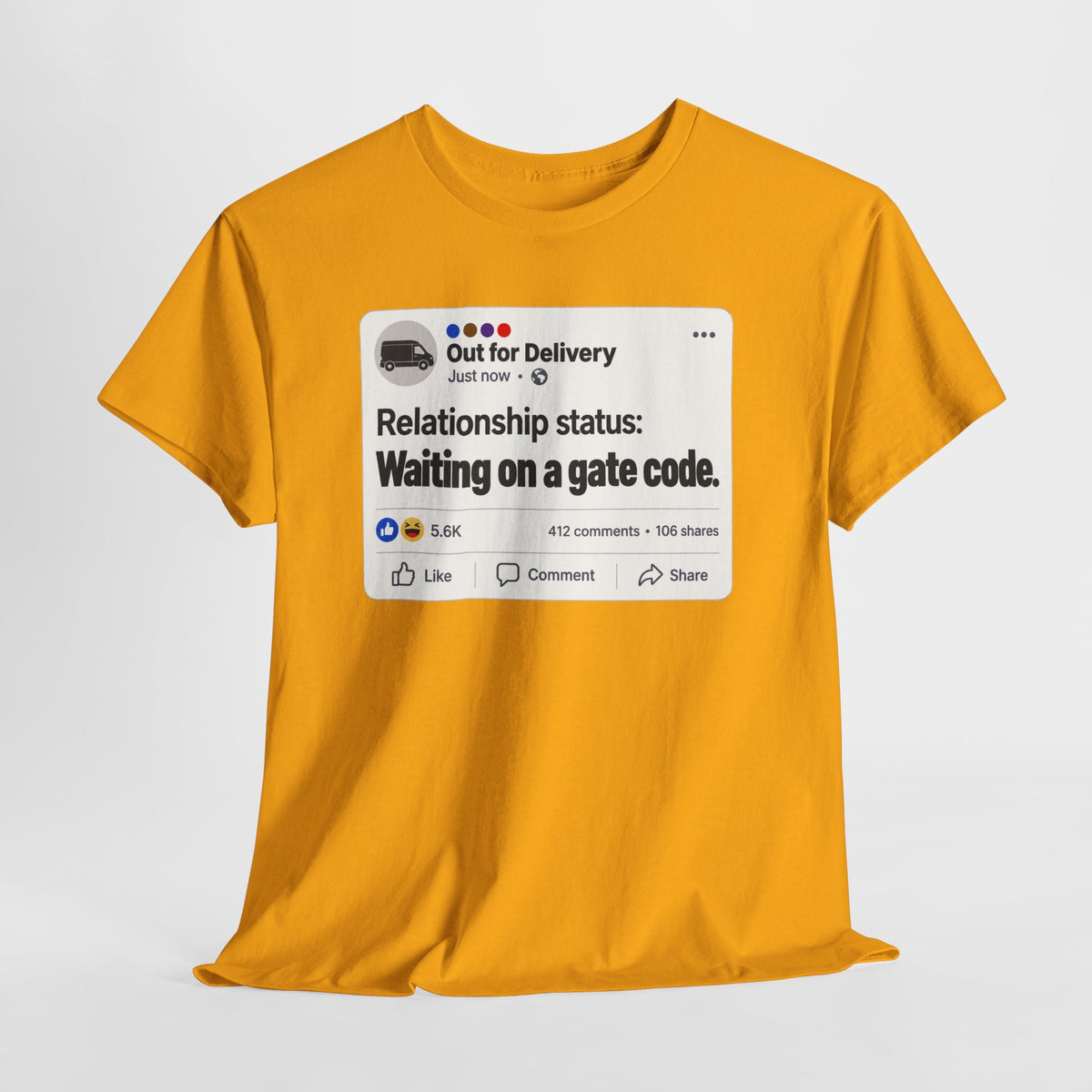 Waiting on a Gate Code Funny Delivery Driver Tee – Open District graphic T-shirt