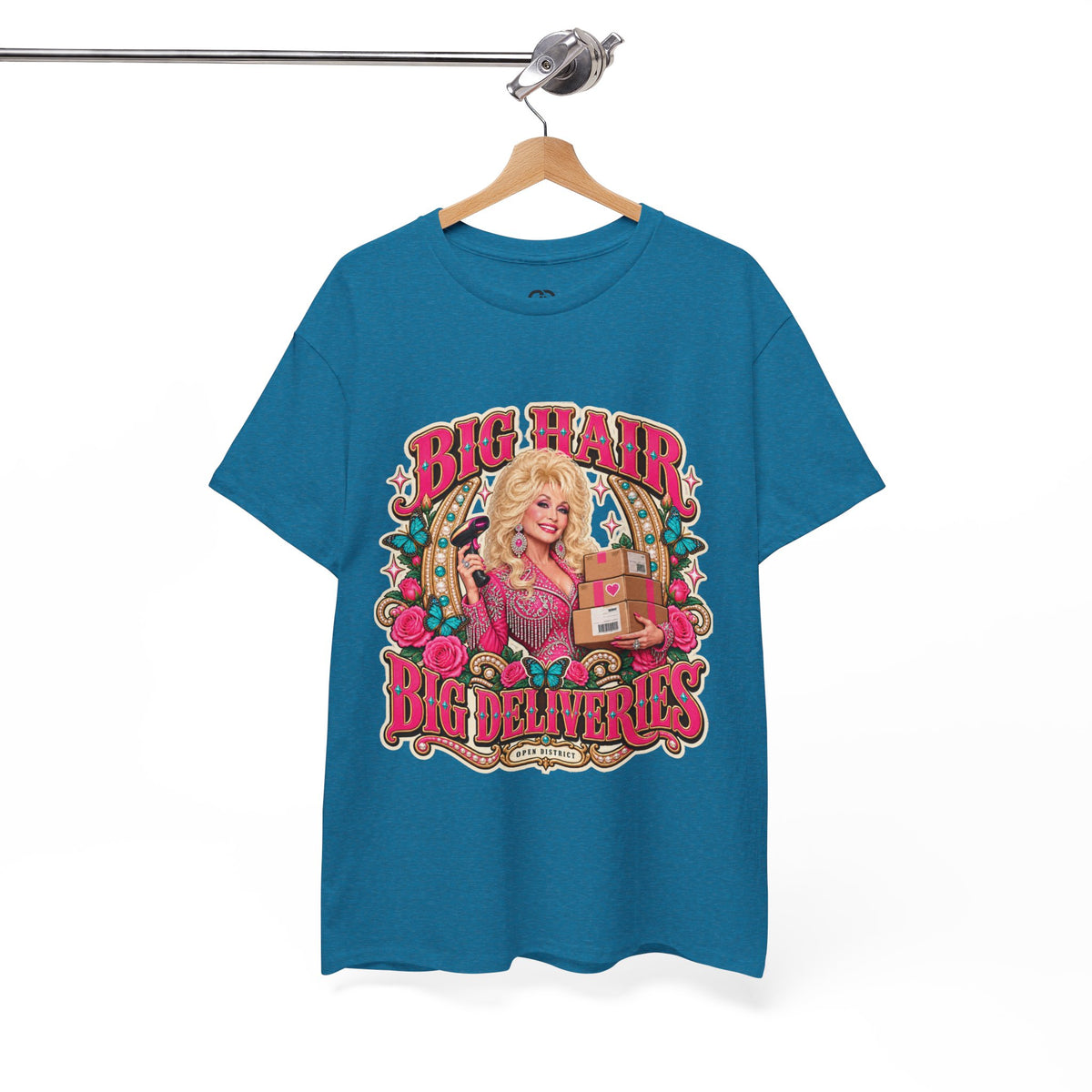 "Big Hair, Big Deliveries" Dolly-Inspired Graphic Tee