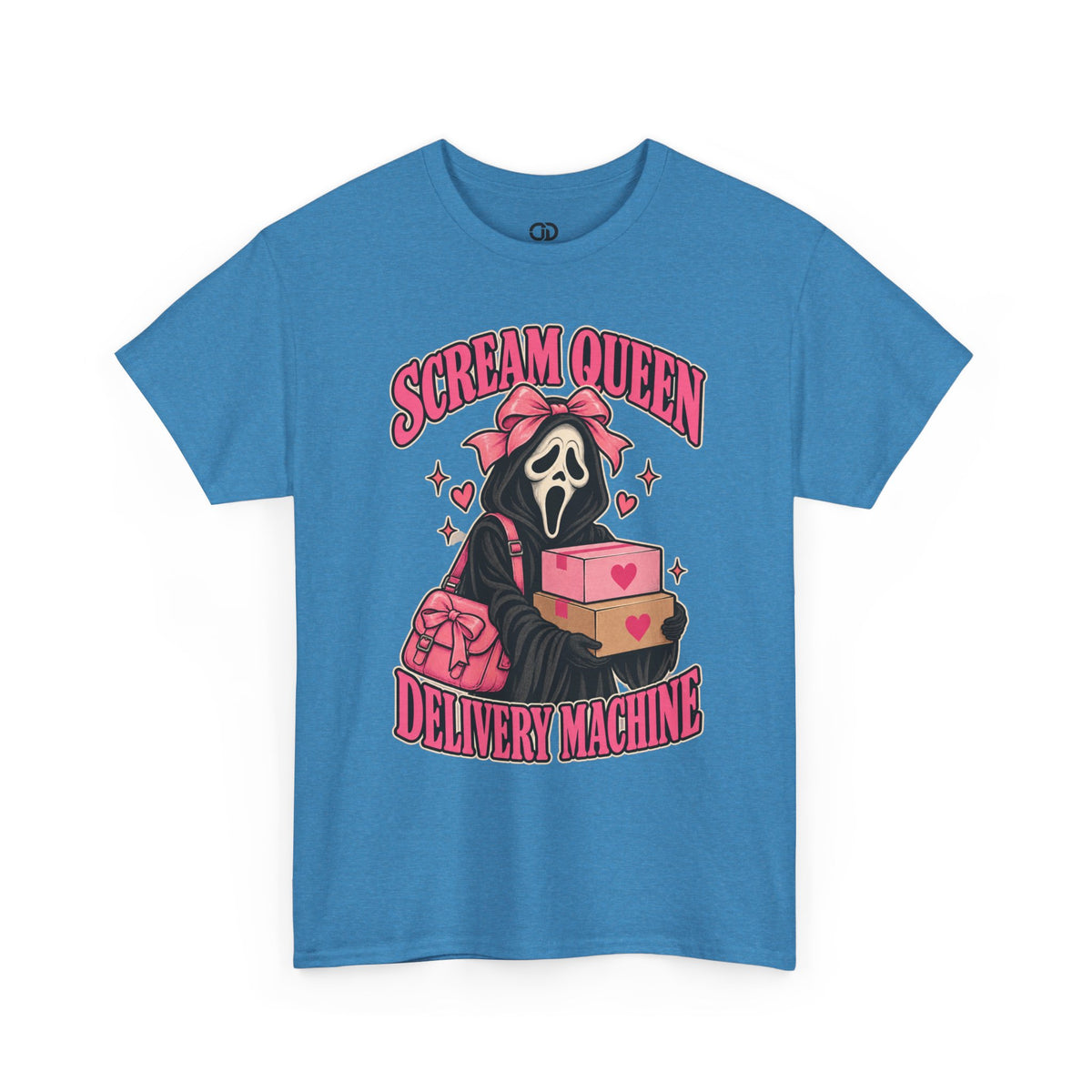 Scream Queen Delivery Machine – Halloween Graphic Tee