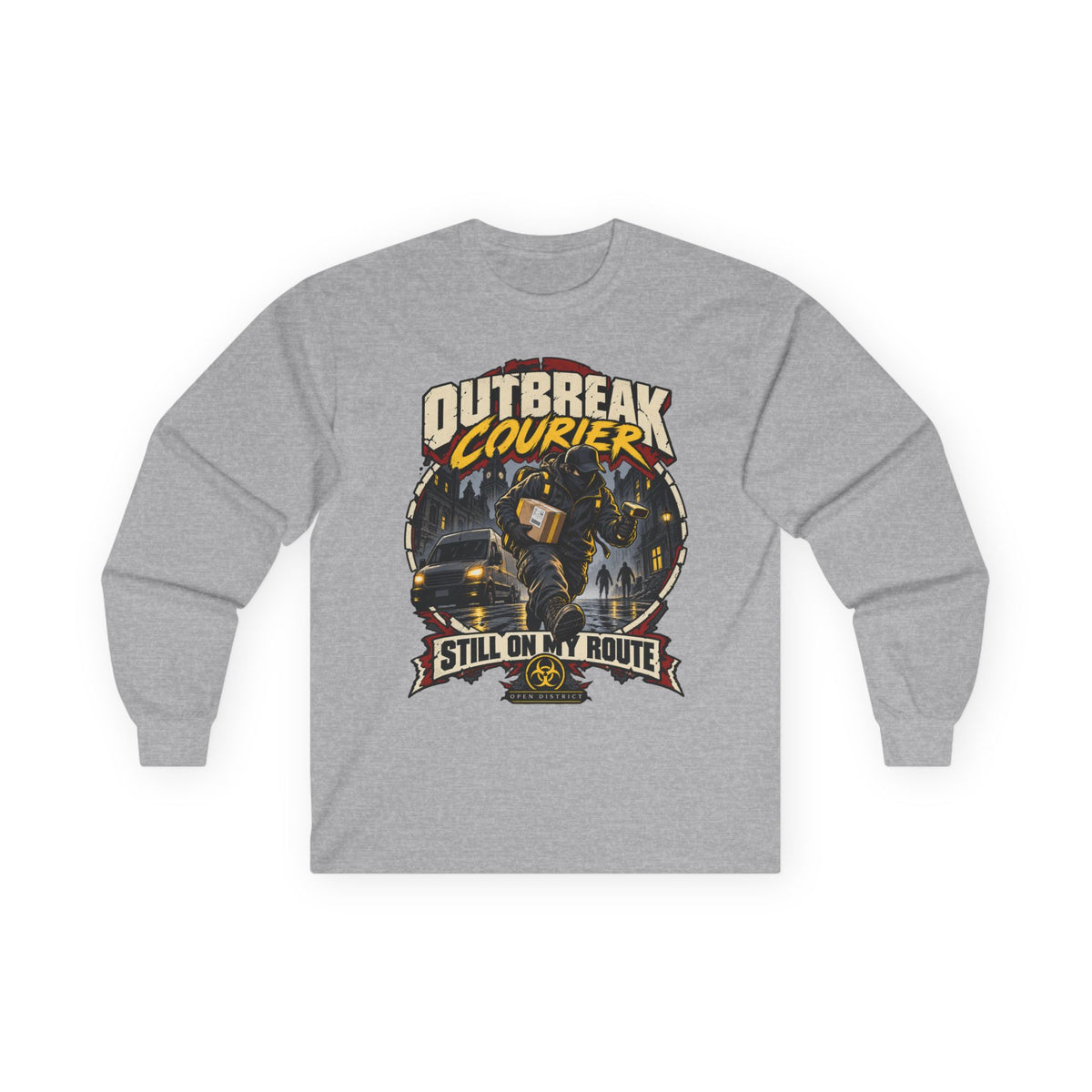 Resident Evil-Inspired Delivery Driver Long Sleeve Shirt