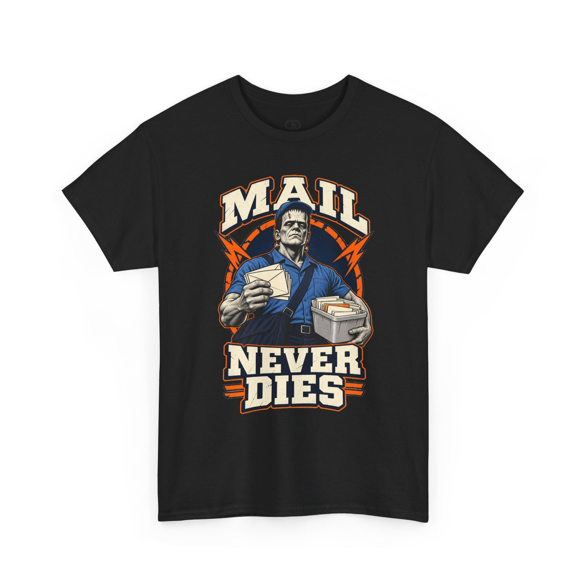 Mail Never Dies Tee | Vintage Mail Carrier Illustration, Postal Worker Shirt