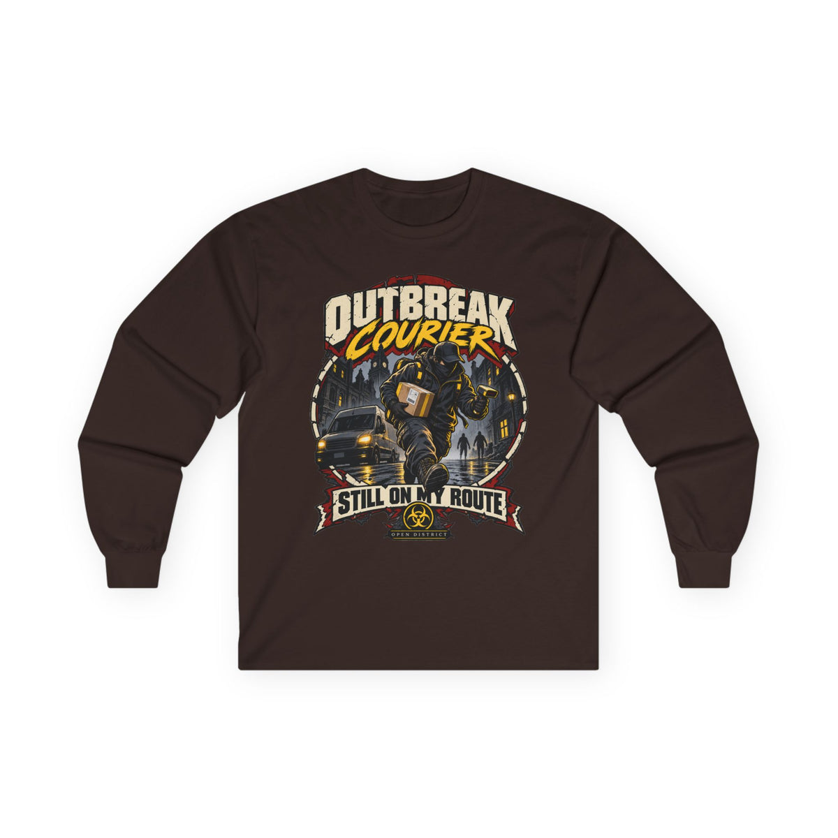 Resident Evil-Inspired Delivery Driver Long Sleeve Shirt