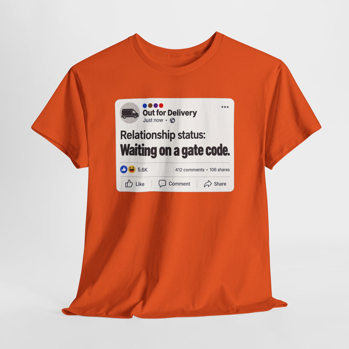 Waiting on a Gate Code Funny Delivery Driver Tee – Open District graphic T-shirt