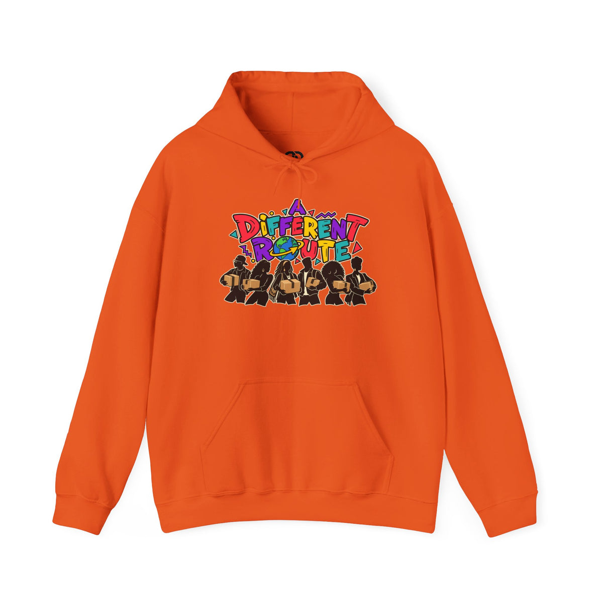 A Different Route Delivery Driver Hoodie – Retro Graphic