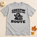 Creepin’ Through My Route Halloween Postal Shirt
