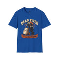 Dead Tired Still Delivering Shirt, Funny Halloween Delivery Driver Tee, Mail Carrier Gift, Spooky Postal Worker T-Shirt