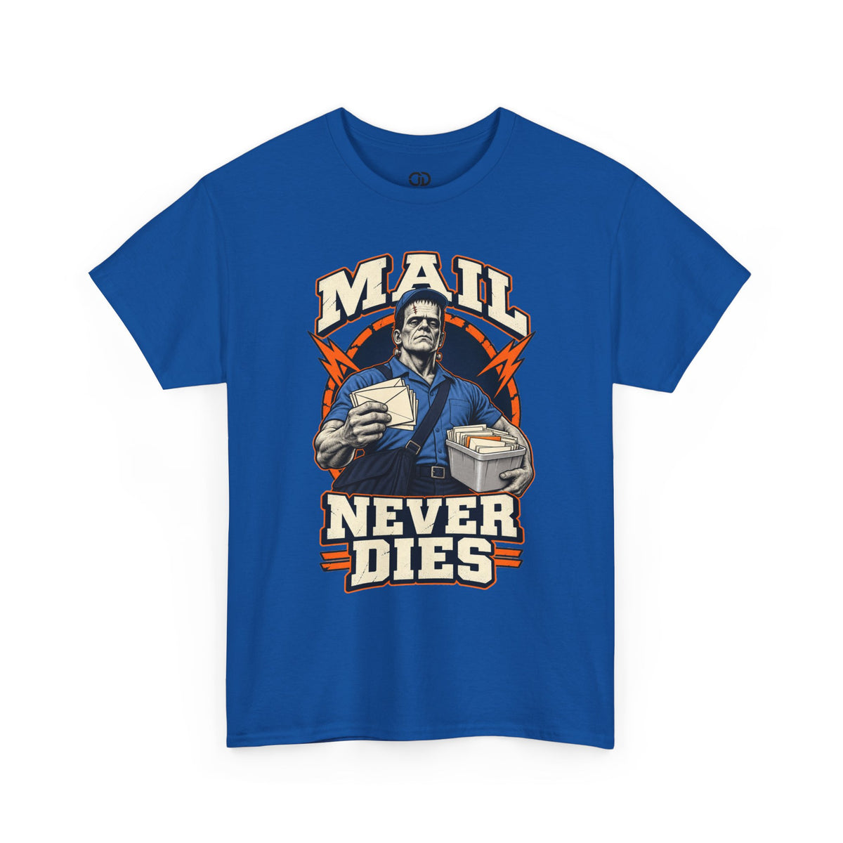 Mail Never Dies Tee | Vintage Mail Carrier Illustration, Postal Worker Shirt