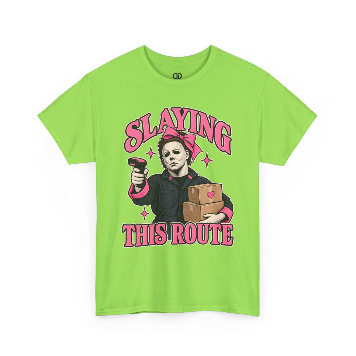 Slaying This Route – Halloween Delivery Driver Shirt