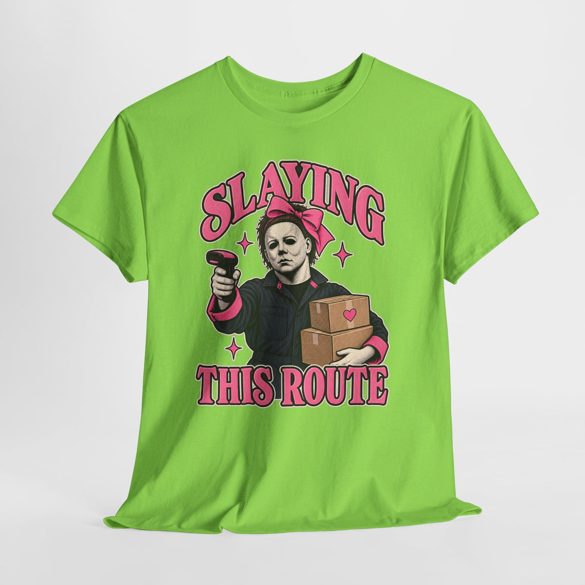 Slaying This Route – Halloween Delivery Driver Shirt