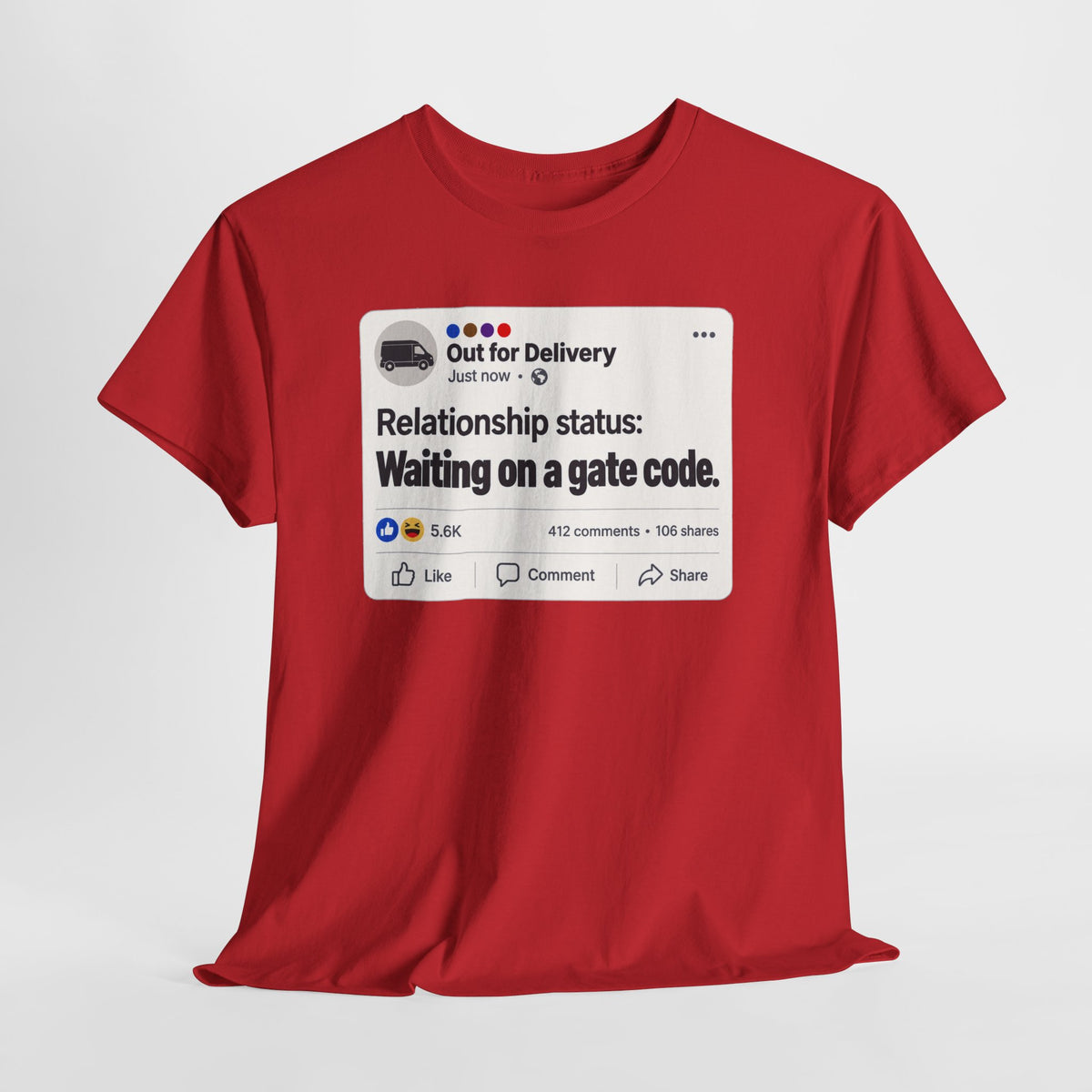Waiting on a Gate Code Funny Delivery Driver Tee – Open District graphic T-shirt