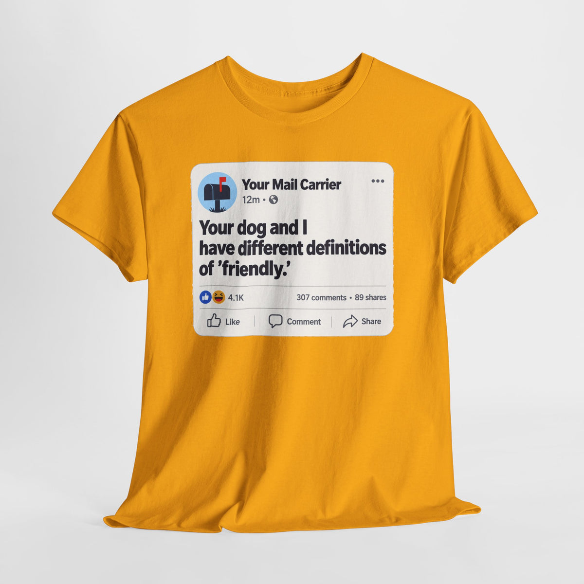 Your Dog & I Disagree Funny Mail Carrier Shirt – Open District graphic T-shirt