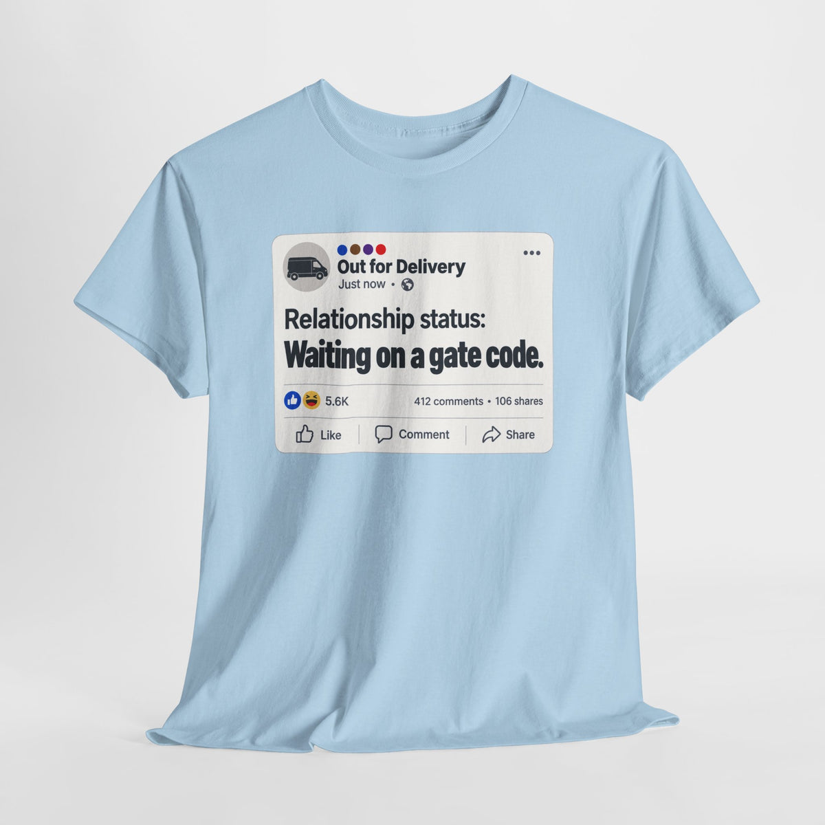 Waiting on a Gate Code Funny Delivery Driver Tee – Open District graphic T-shirt