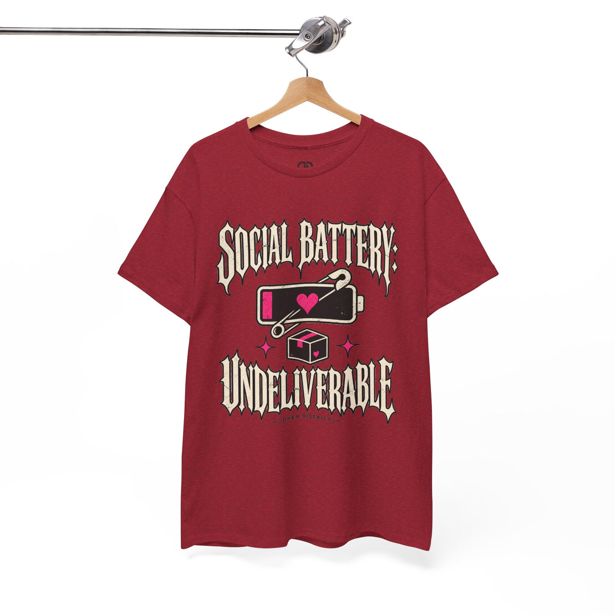 Social Battery Undeliverable – Funny Delivery Driver Shirt