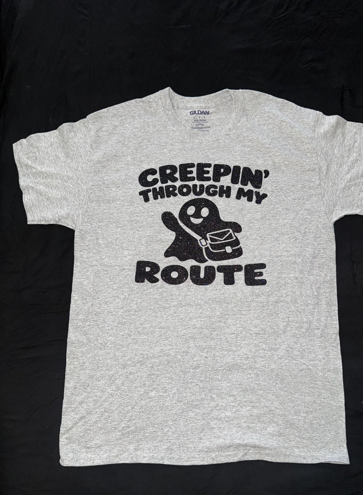 Creepin’ Through My Route Halloween Postal Shirt