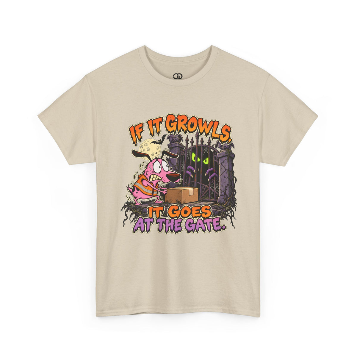 If It Growls, It Goes at the Gate Funny Delivery Driver Tee