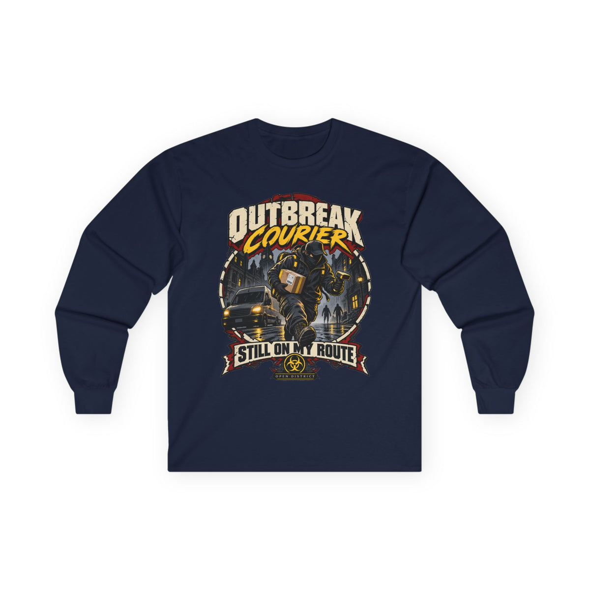 Resident Evil-Inspired Delivery Driver Long Sleeve Shirt