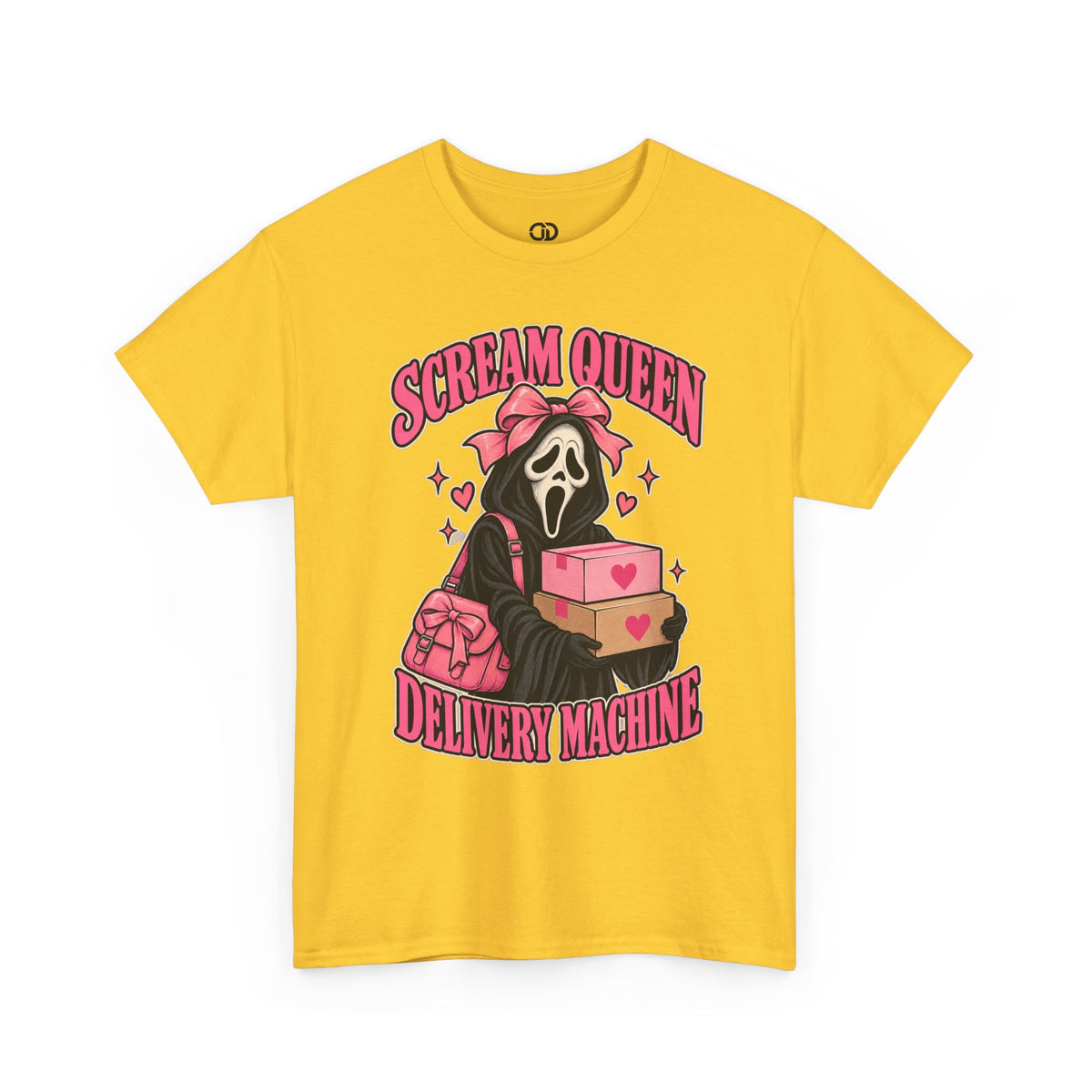 Scream Queen Delivery Machine – Halloween Graphic Tee