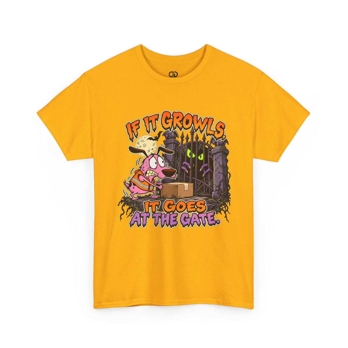 If It Growls, It Goes at the Gate Funny Delivery Driver Tee