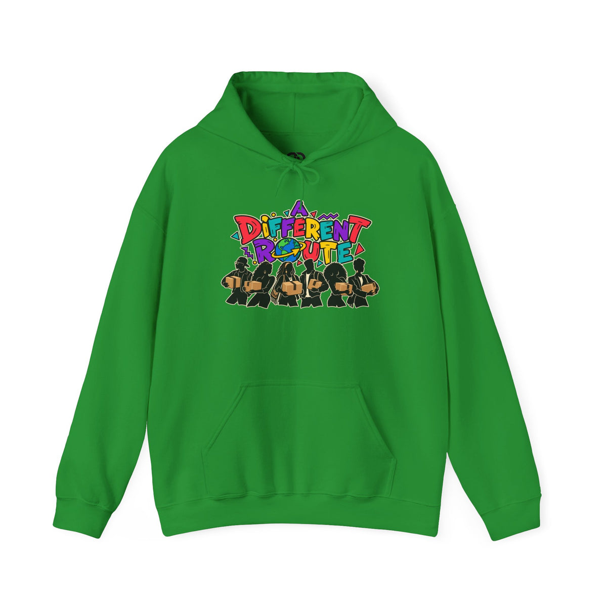 A Different Route Delivery Driver Hoodie – Retro Graphic