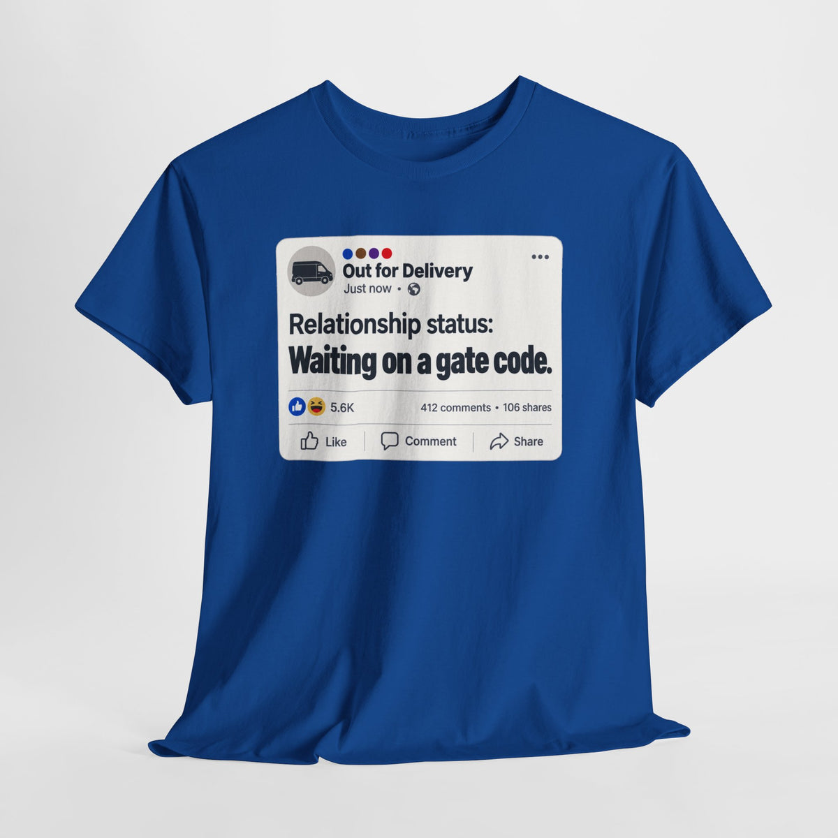 Waiting on a Gate Code Funny Delivery Driver Tee – Open District graphic T-shirt