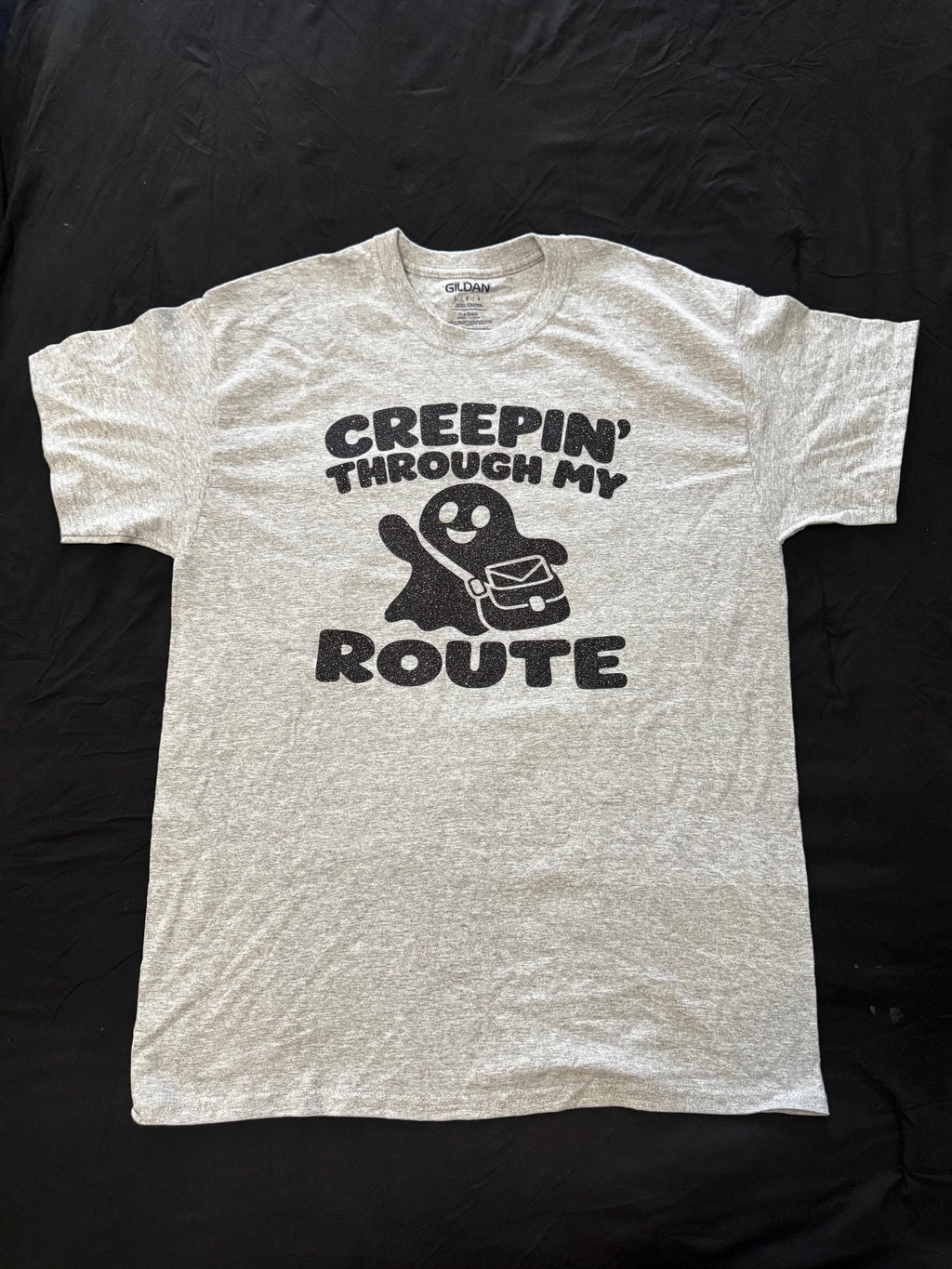Creepin’ Through My Route Halloween Postal Shirt