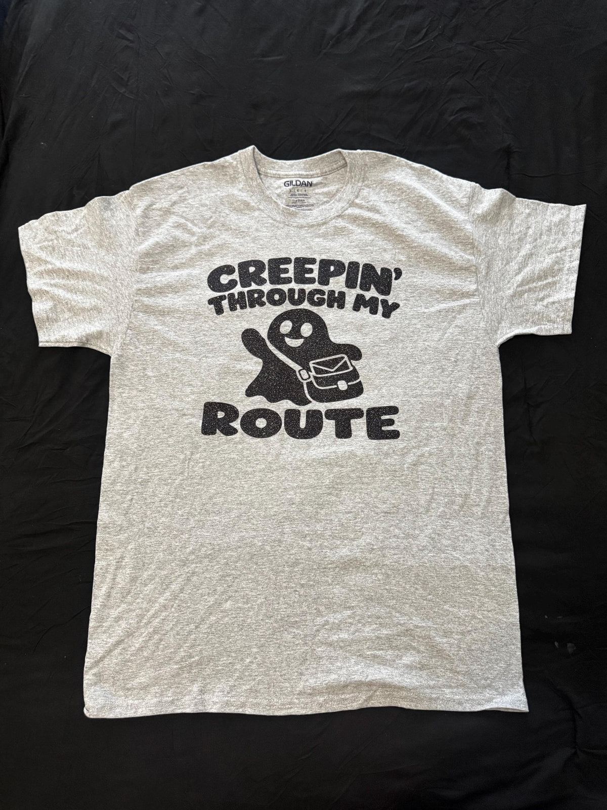 Creepin’ Through My Route Halloween Postal Shirt